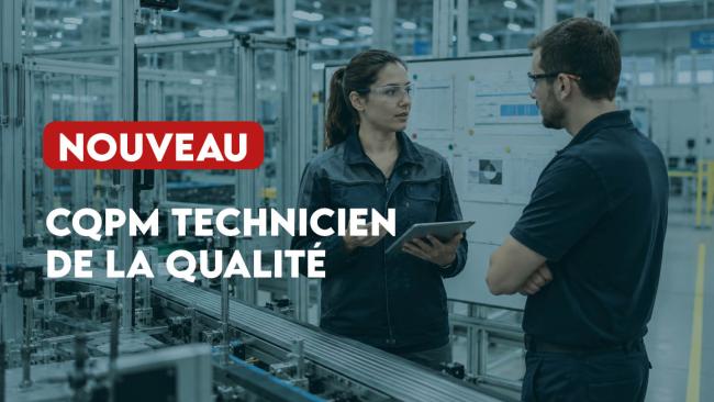 formation cqpm technicien qualité